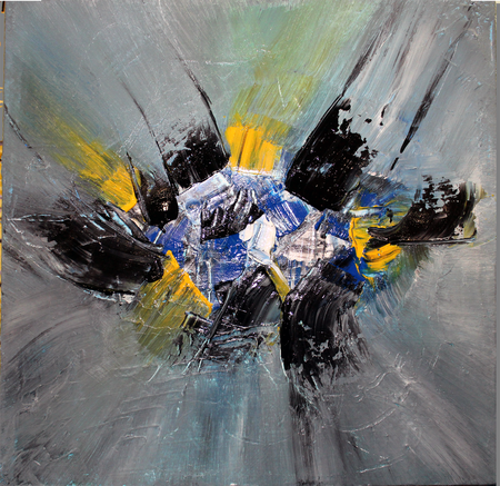 Ronde - Acrylique sur toile 50x50