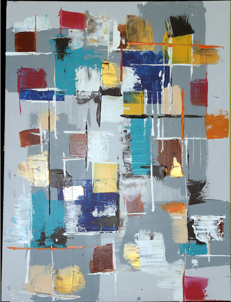 Grisailles - Acrylique sur toile 80x60