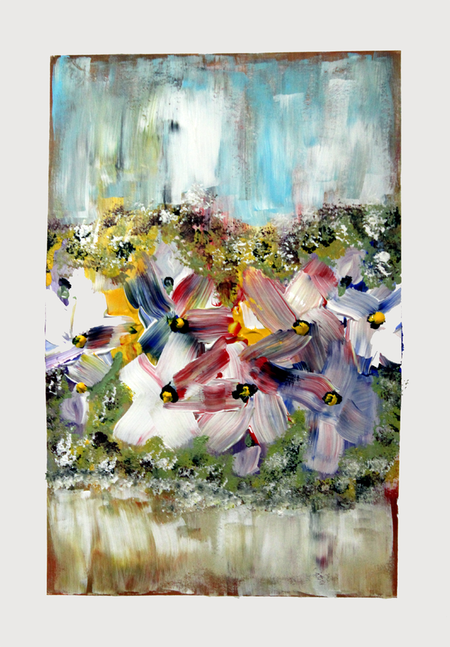 Nice Season - Acrylique sur papier blanc A3 250 g/m&sup2;