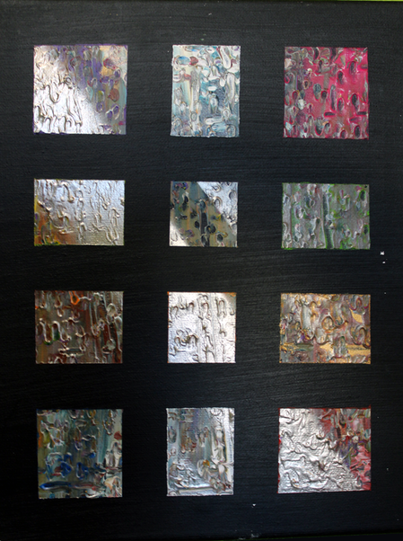 Quadrilat&egrave;res - Acrylique sur toile 30x24